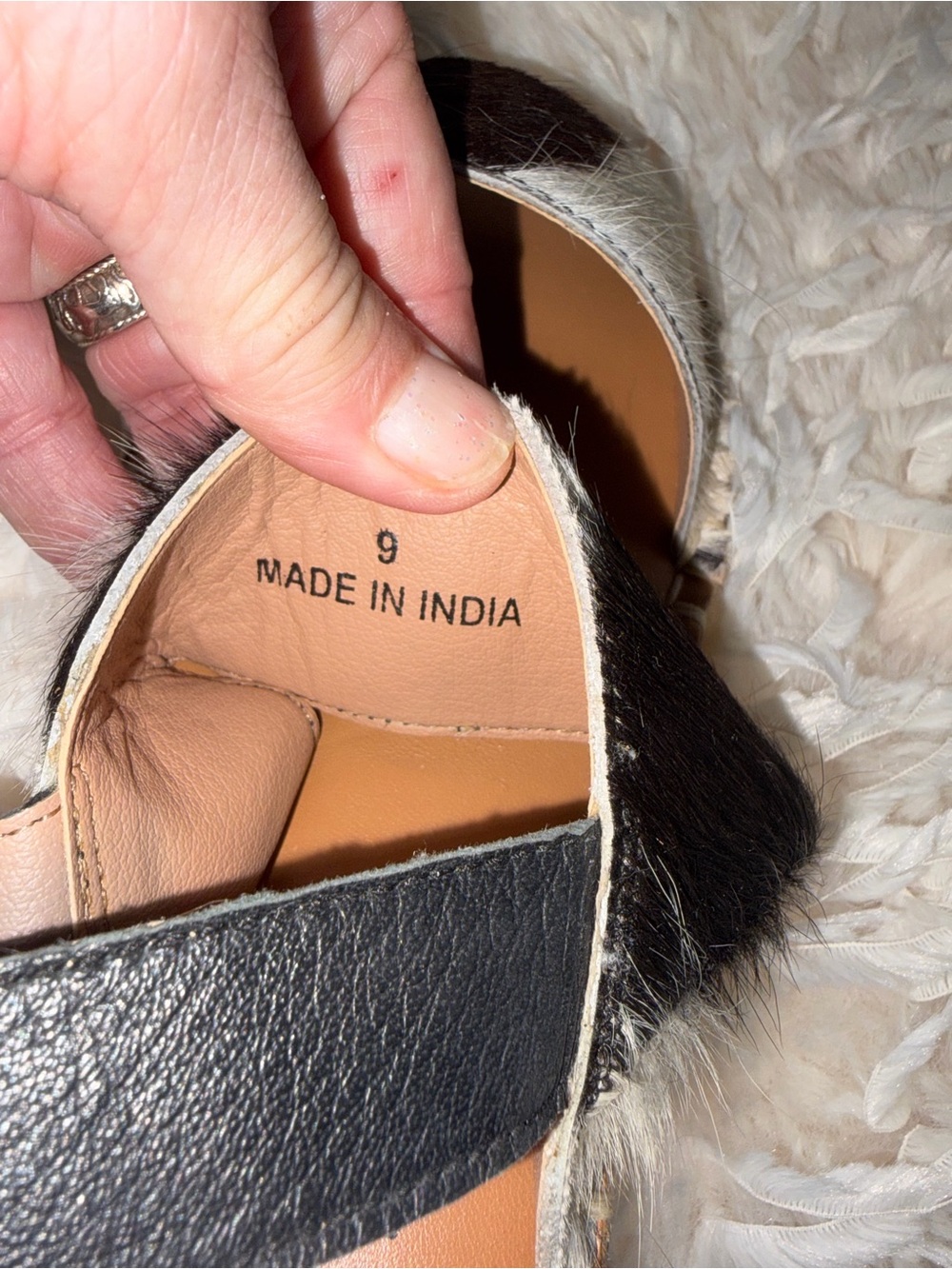 🌟 Myra Cowhide Espadrille Sandals. Step out In Style!!!💋 - Picture 5 of 5